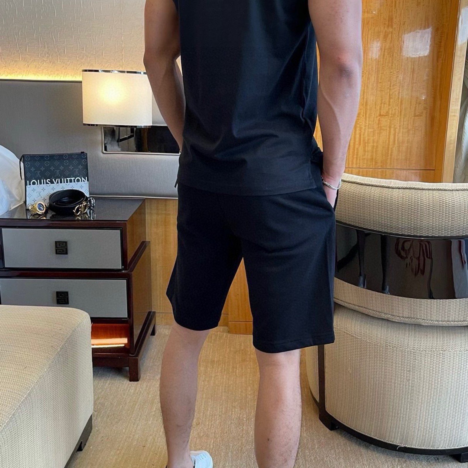 LV Men's Short Set M-5XL 