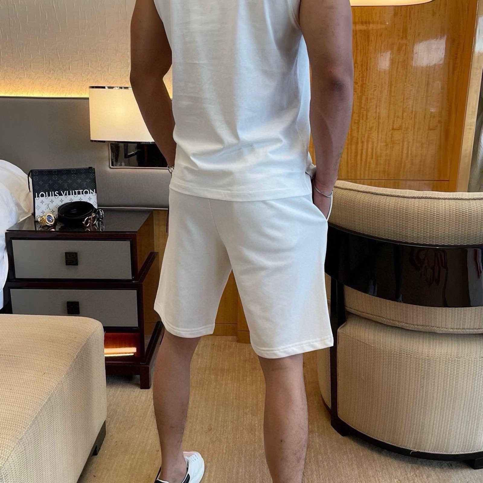 LV Men's Short Set M-5XL 