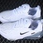 IO9883 104 AIR MAX 270 PREMIUM AIR CUSHION SHOES WHITE/GREY WOMAN:36 39 MAN:40 46