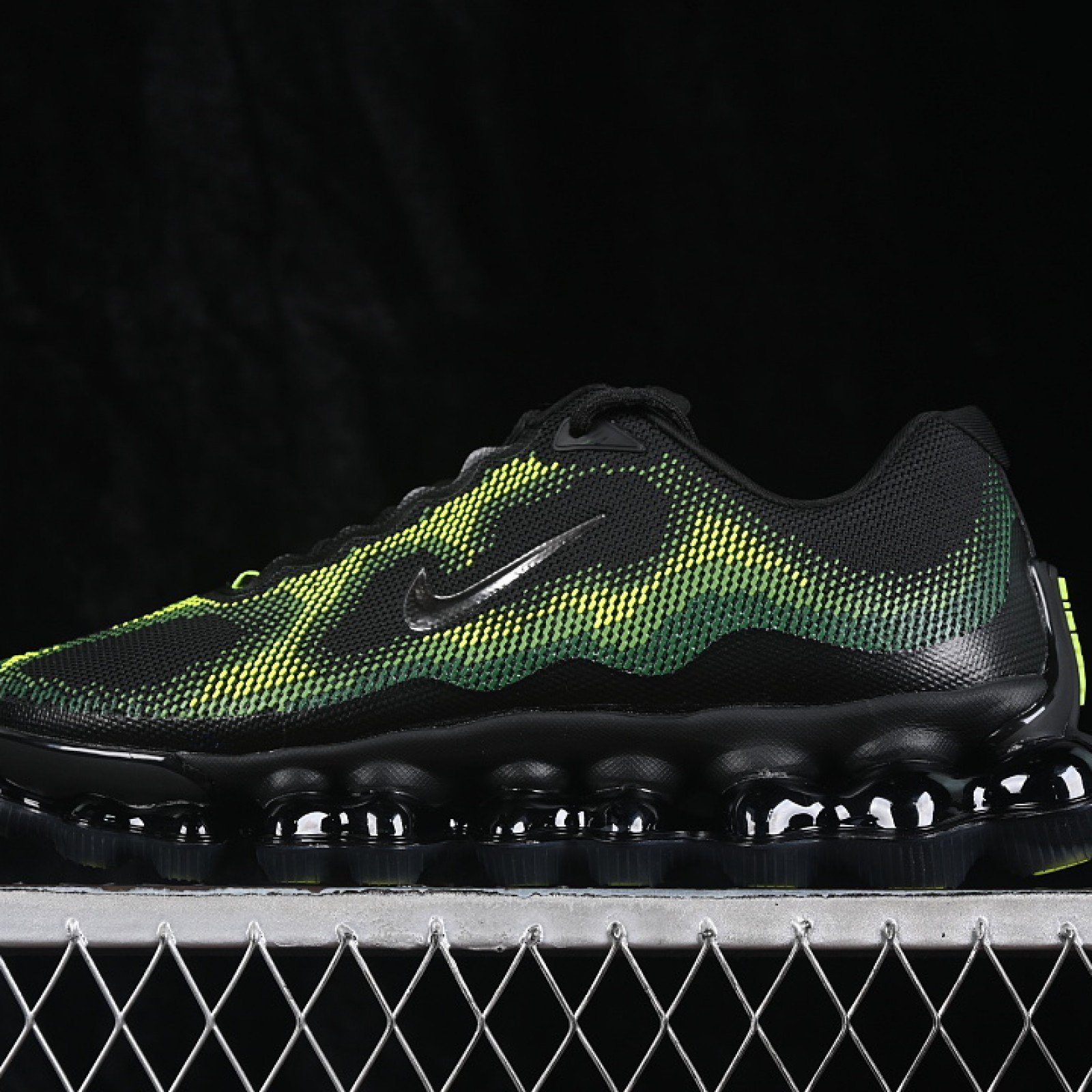 IQ7634 001 AIR LIQUID MAX BLACK/GREEN APPLE/VOLT/RADIANT GREEN WOMAN:36 39 MAN:40 46