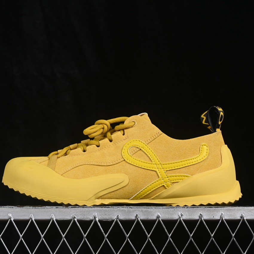 LLBR282X02 LOW TOP CASUAL LIFESTYLE SHOES YELLOW/YELLOW/YELLOW WOMAN:35 39 MAN:40