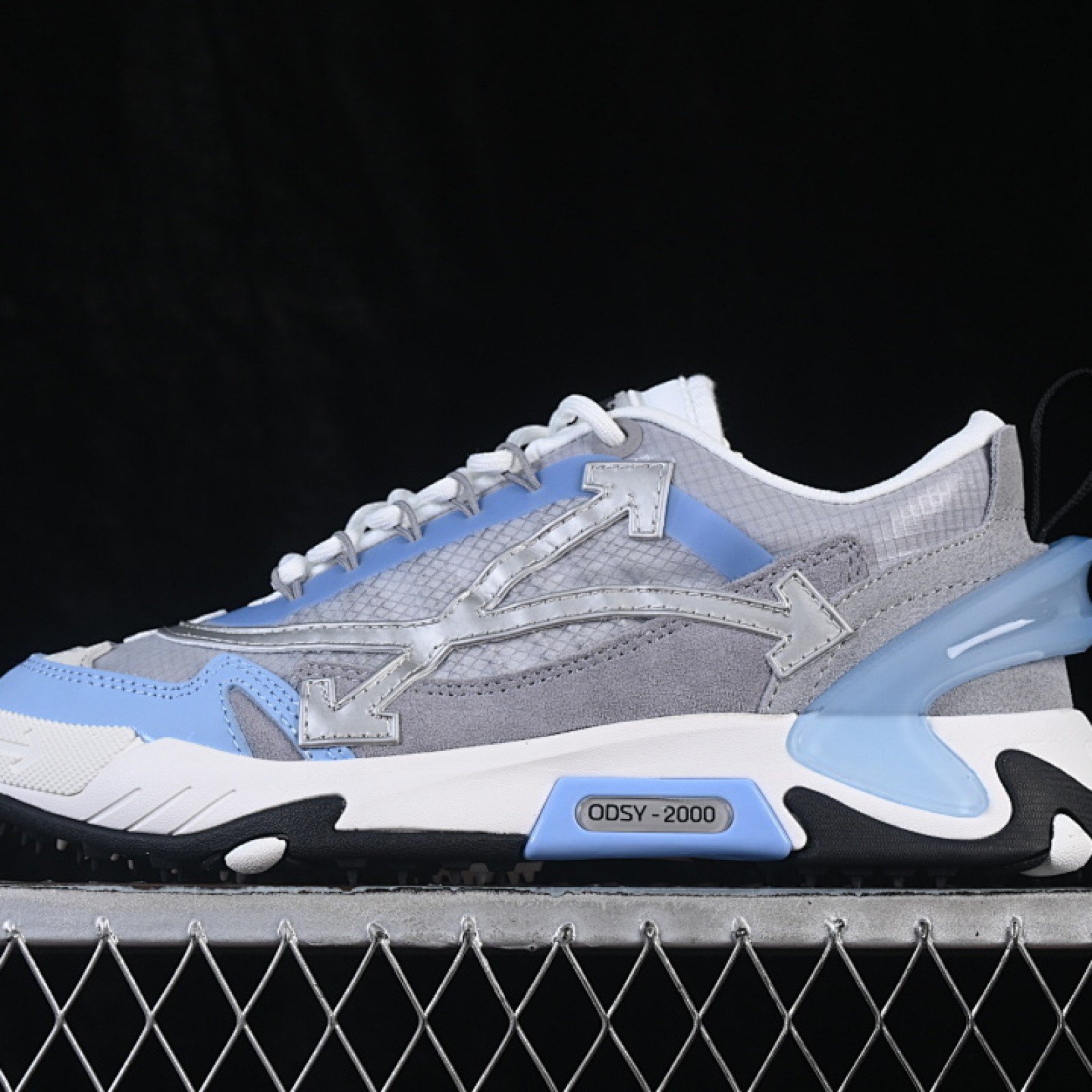RETRO RUNNING SHOES GREY/BLUE/WHITE/GREY WOMAN:36 39 MAN:40 47