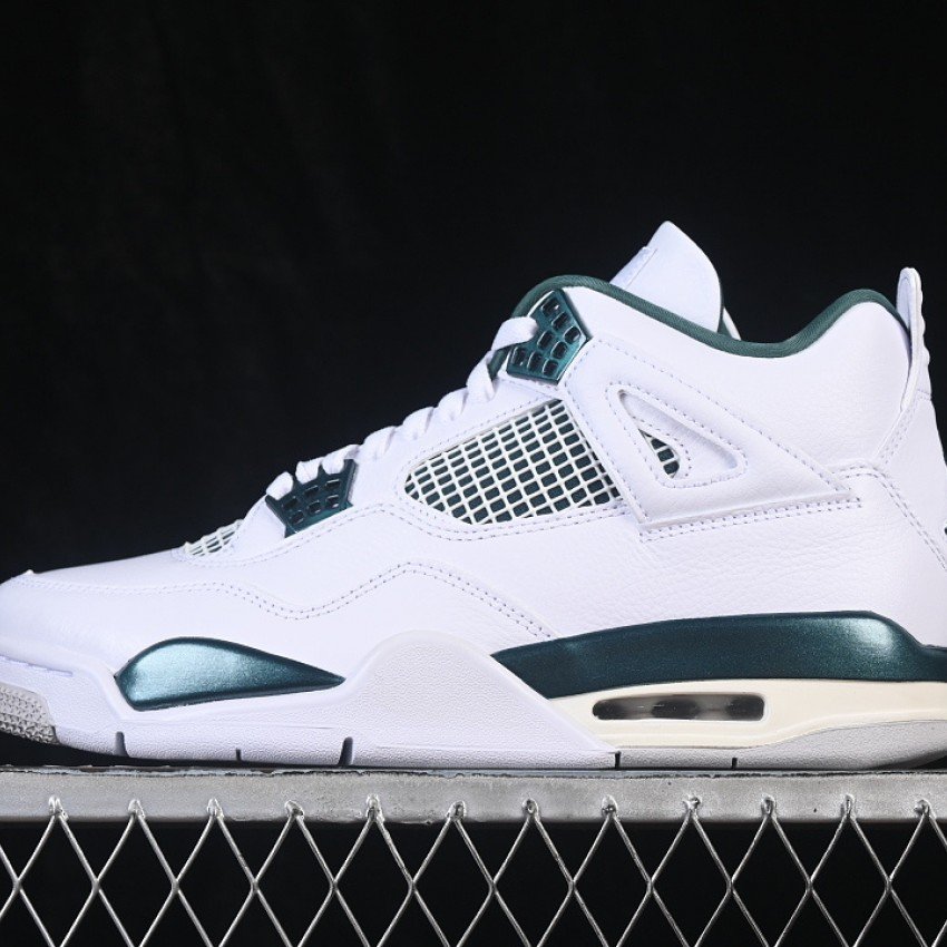 AQ8138 103 JORDAN 4 RETRO WHITE/OXIDIZED GREEN/WHITE/NEUTRAL GREY MAN:40 48.5
