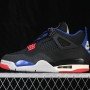 FV5029 003 JORDAN 4 RETRO BLACK/FIRE RED/DEEP ROYAL BLUE/DARK SMOKE GREY MAN:40 48.5