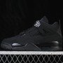 FV5029 010 JORDAN 4 RETRO BLACK/BLACK/LIGHT GRAPHITE MAN:40 48.5