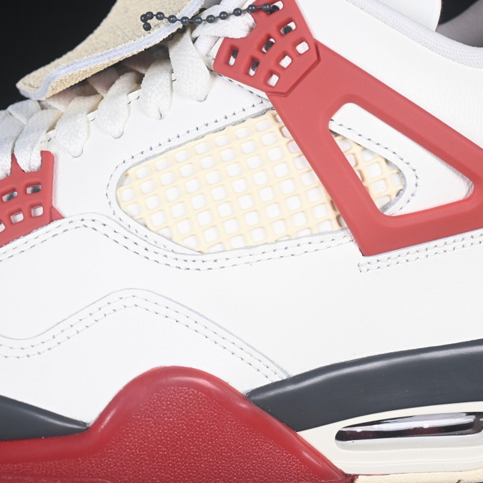 IQ8055 100 AIR JORDAN 4 RETRO BRICK AFTER BRICK RED/WHITE MAN:40 48.5
