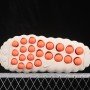 HQ4307 002 MIND 001 SLIDE BONE/HYPER CRIMSON/BUFF/CHROME WOMAN:36 38.5 MAN:40 47.5