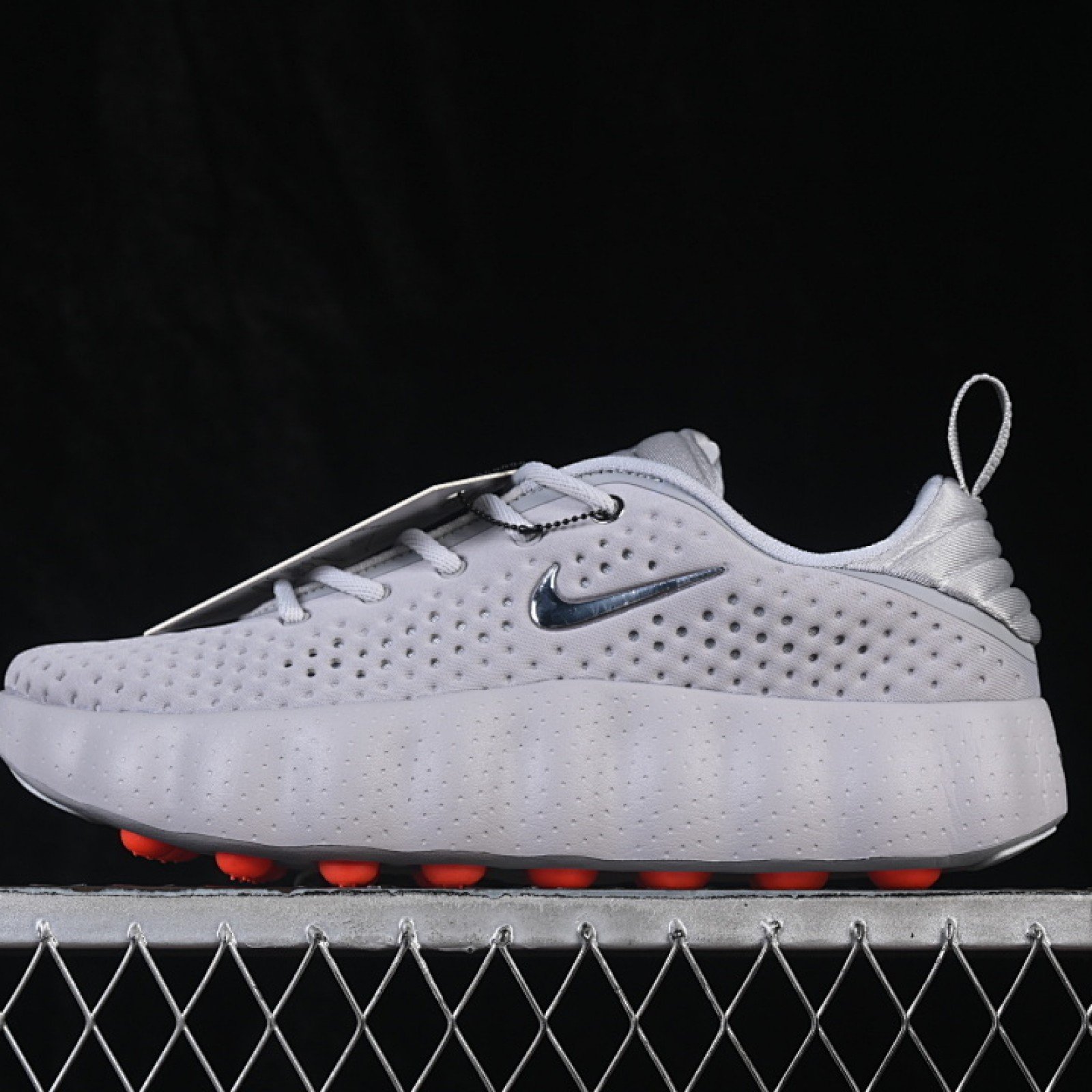 HQ4308 003 MIND 002 LIGHT SMOKE GREY/HYPER CRIMSON/CHROME WOMAN:36 39 MAN:40 45