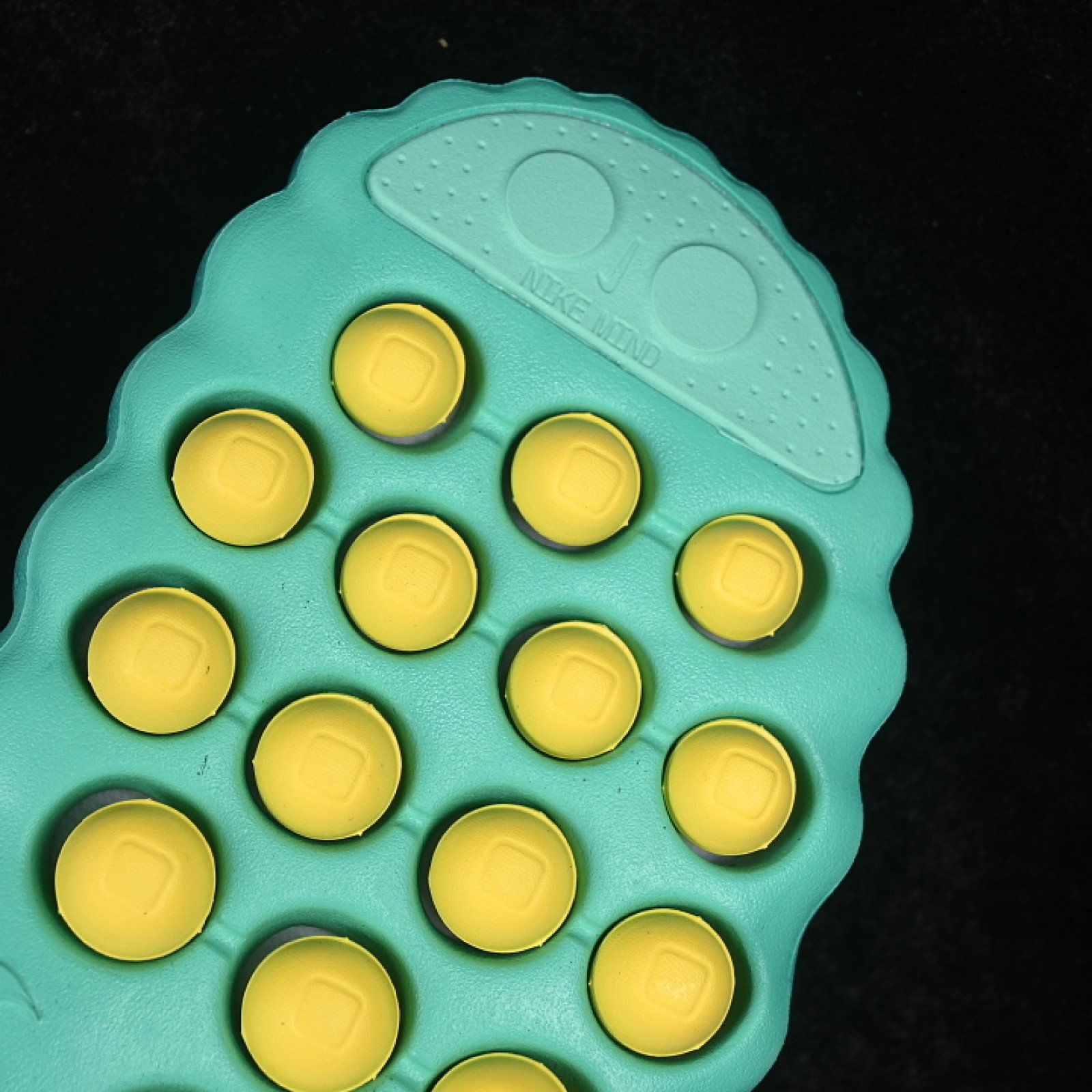 HQ4307 301 MIND 001 SLIDE COOL GREY/LIGHT MENTA/CANARY/WHITE WOMAN:36 39 MAN:40 47.5