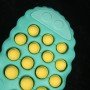 HQ4307 301 MIND 001 SLIDE COOL GREY/LIGHT MENTA/CANARY/WHITE WOMAN:36 39 MAN:40 47.5