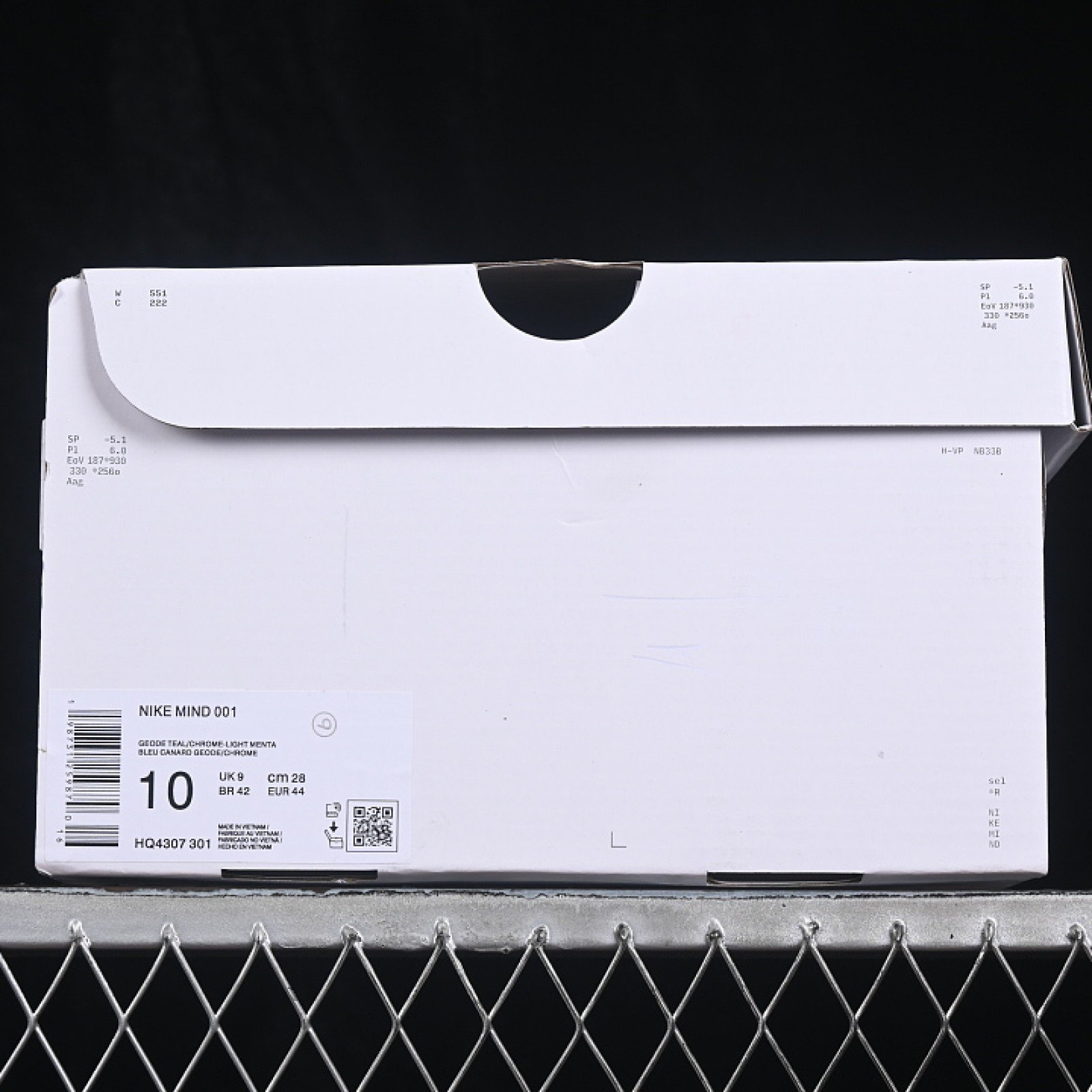 HQ4307 301 MIND 001 SLIDE COOL GREY/LIGHT MENTA/CANARY/WHITE WOMAN:36 39 MAN:40 47.5