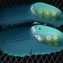 HQ4307 301 MIND 001 SLIDE GEODE TEAL/LIGHT MENTA/CANARY/WHITE WOMAN:36 38.5 MAN:40 50.5