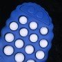 HQ4307 400 MIND 001 SLIDE BLACKENED BLUE/GAME ROYAL/WHITE WOMAN:36 38.5 MAN:40 50.5
