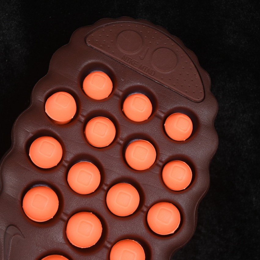 IR2175 200 NEUROSCIENCE FOOT MASSAGE SLIPPERS COFFEE/BROWN WOMAN:36 38.5 MAN:40 50.5