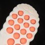 HQ4307 002 MIND 001 SLIDE BONE/HYPER CRIMSON/BUFF/CHROME WOMAN:36 38.5 MAN:40 47.5