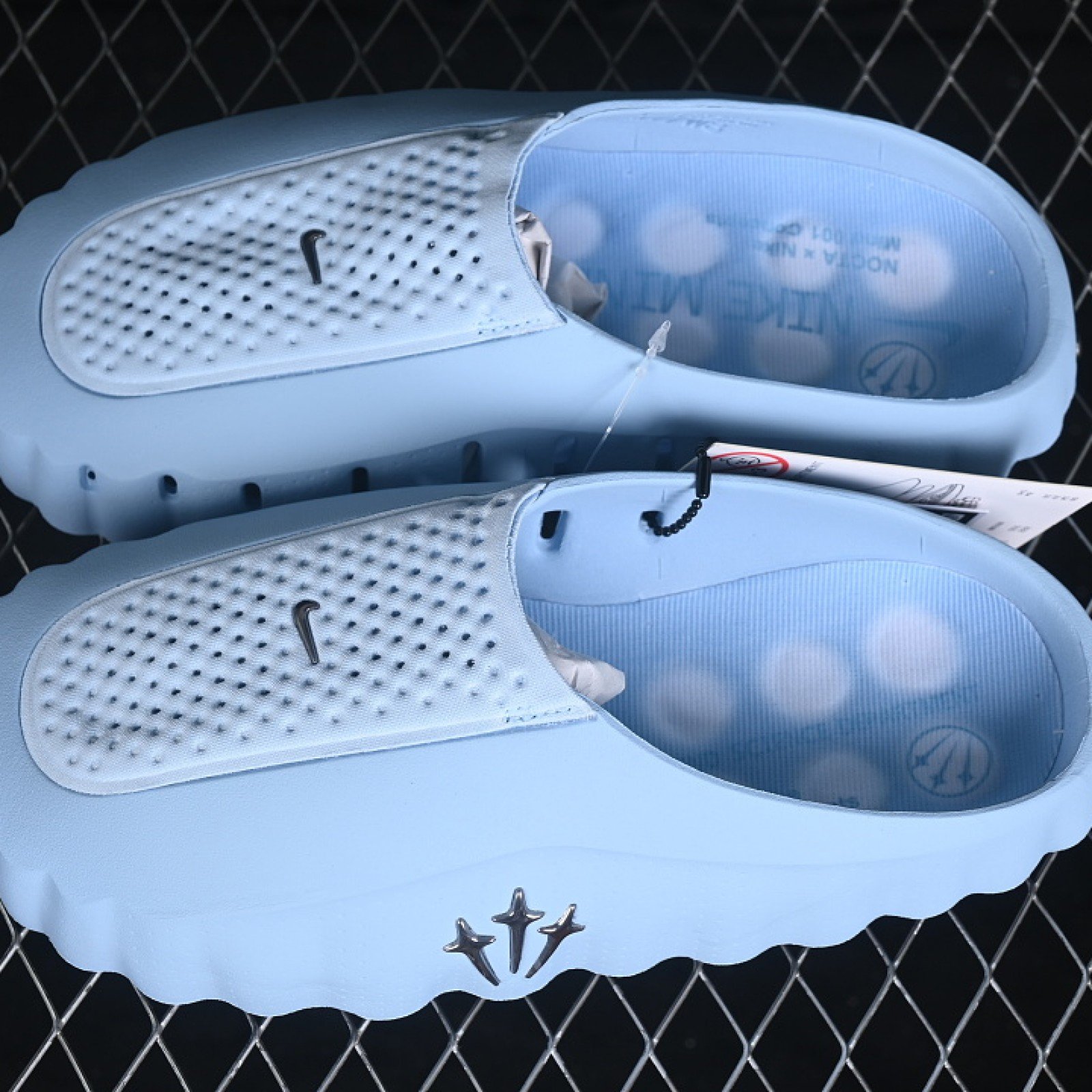 HY5028 001 MIND 001 MASSAGE SLIPPERS BLUE/BLUE/BLUE WOMAN:38 39 MAN:40 47.5