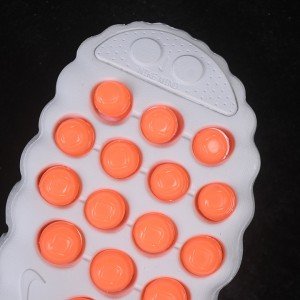 HY5028 003 NEUROSCIENCE FOOT MASSAGE SLIPPERS LIGHT GRAY/GREY WOMAN:36 38.5 MAN:40 48.5
