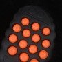 HY5028 101 NEUROSCIENCE FOOT MASSAGE SLIPPERS BLACK/INKINESS WOMAN:36 38.5 MAN:40 48.5