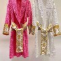 Versace robes for Men and Women Unisex Bathrobes, House Coats Barocco Sleeve