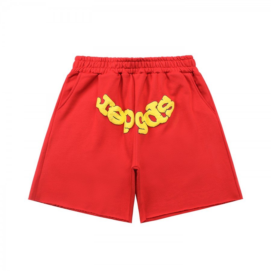 Sp5der Men's Short Loose Wear Style