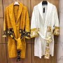 Versace robes for Men and Women Unisex Bathrobes, House Coats Barocco Sleeve