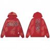 HELLSTAR Red Hoodie and Sweatpants set