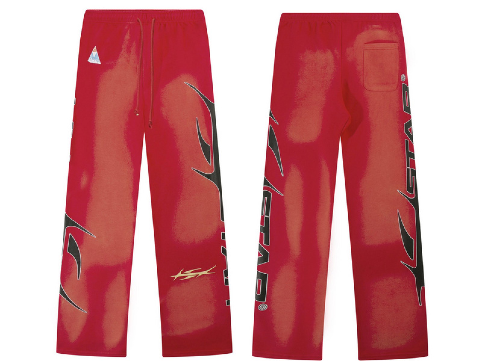 HELLSTAR Red Hoodie and Sweatpants set