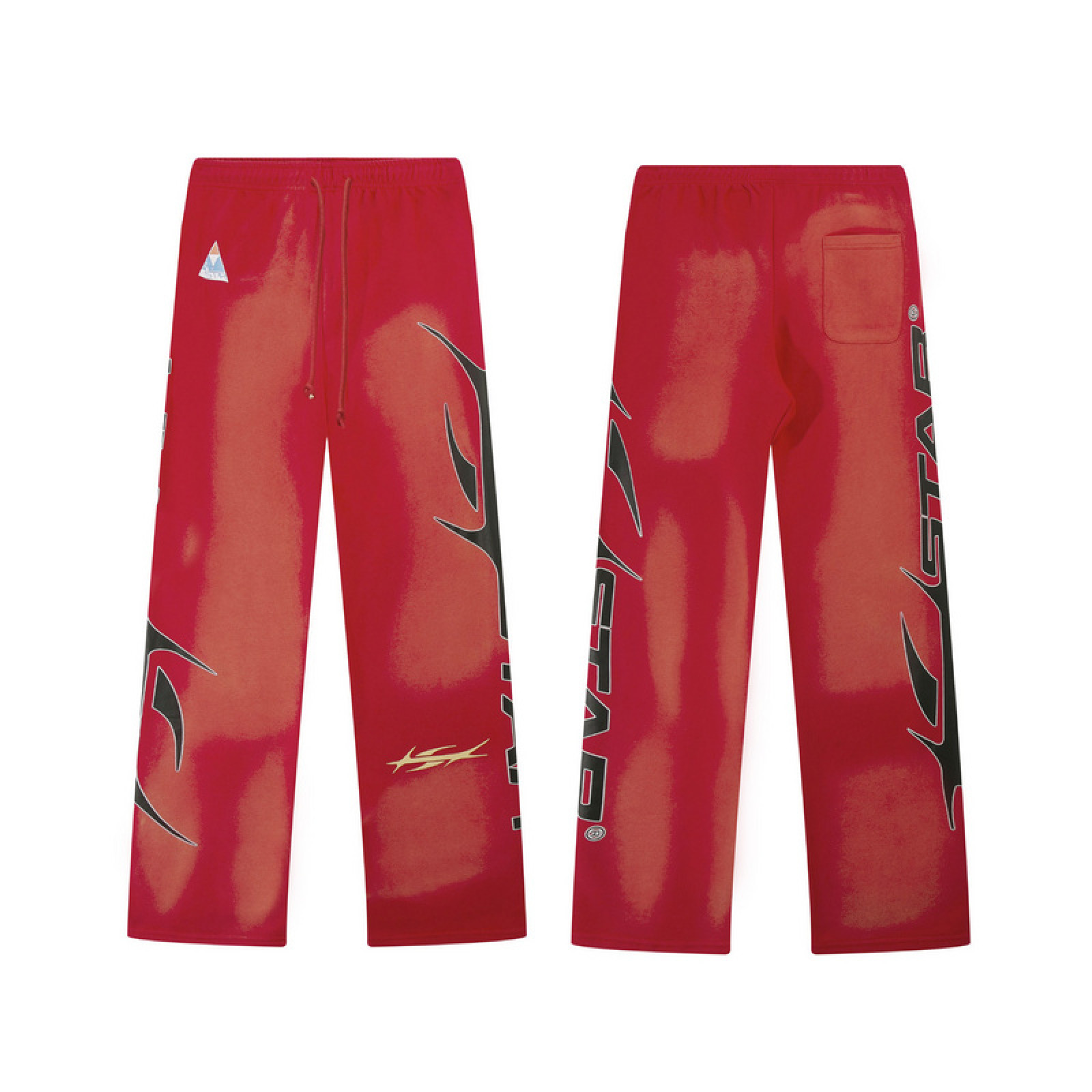 HELLSTAR Red Hoodie and Sweatpants set