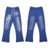 Hellstar Uniform Hoodie and Pants Blue Sweatshirts Full Set
