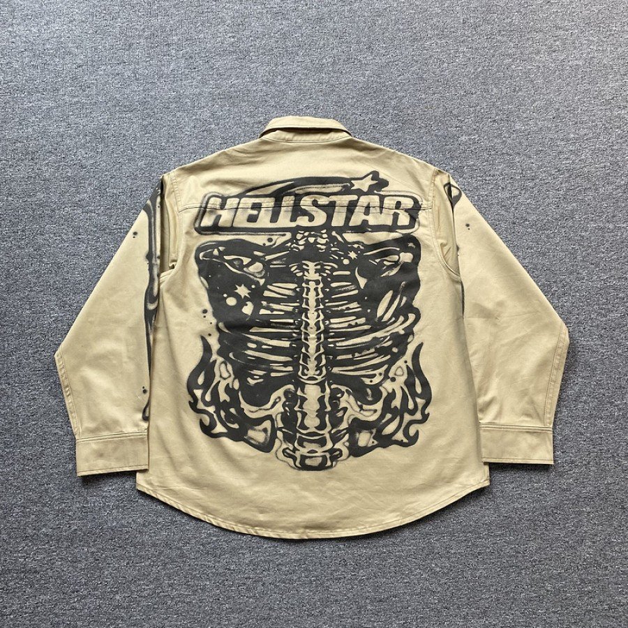 Hellstar Airbrushed Bones Longsleeve T-shirt