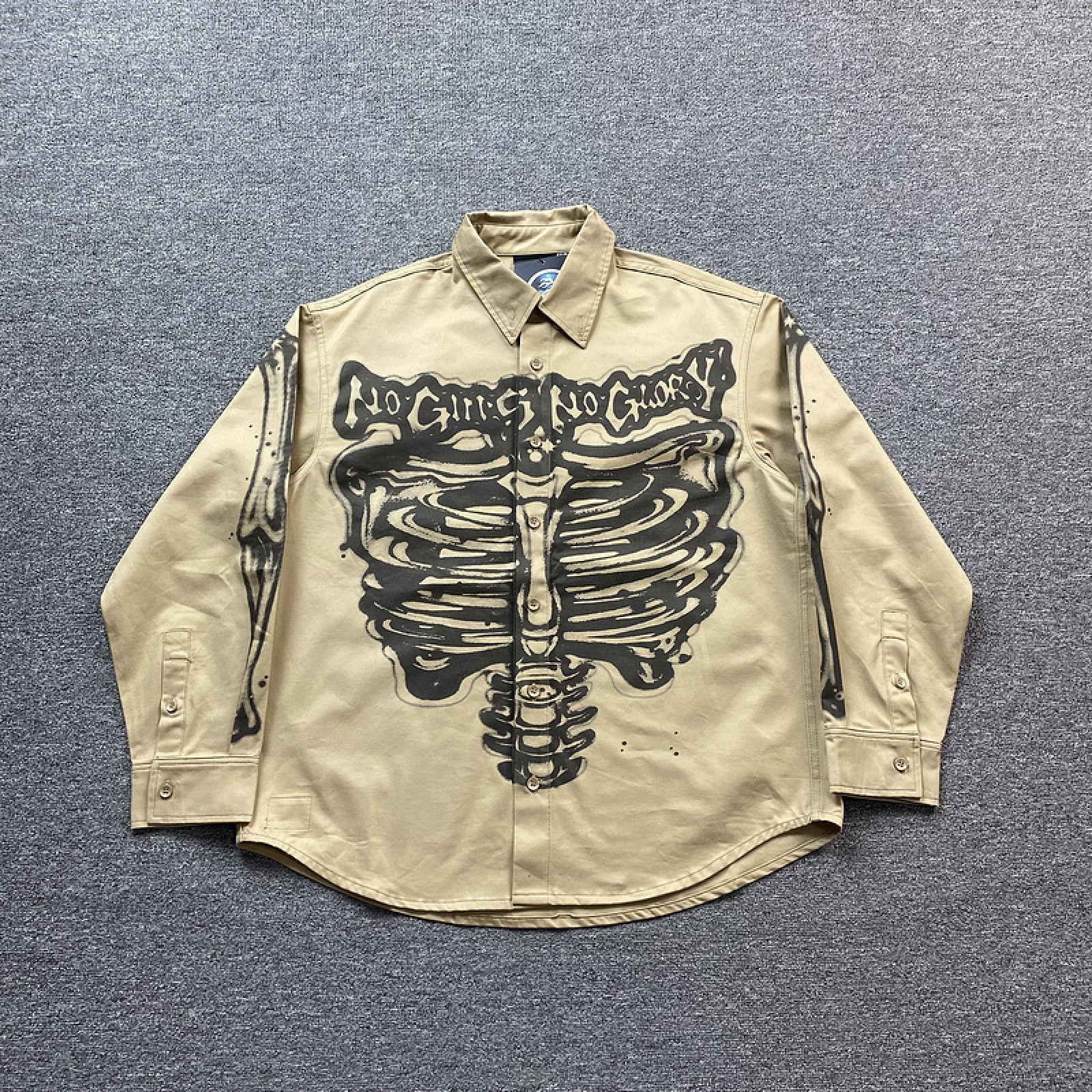 Hellstar Airbrushed Bones Longsleeve T-shirt