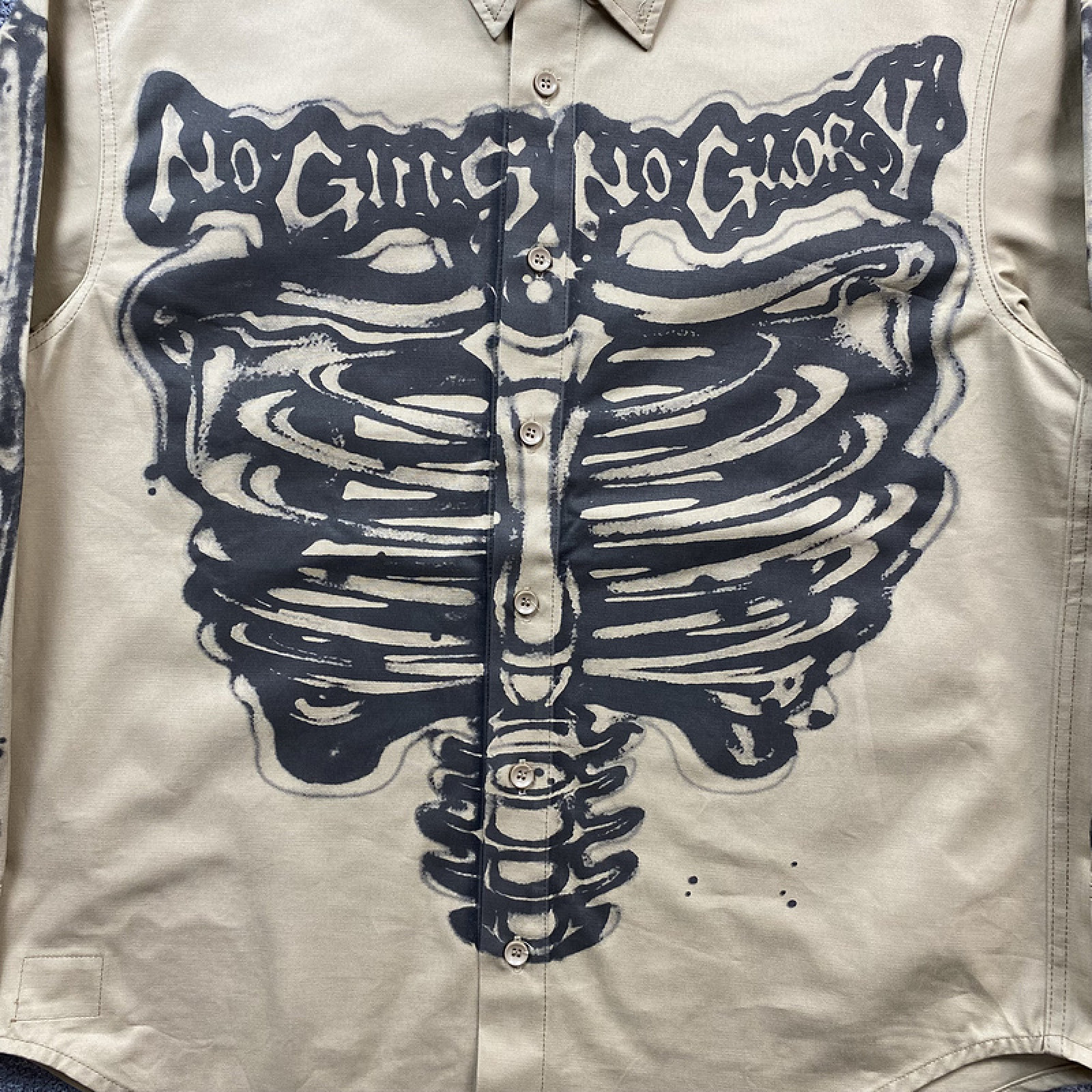 Hellstar Airbrushed Bones Longsleeve T-shirt