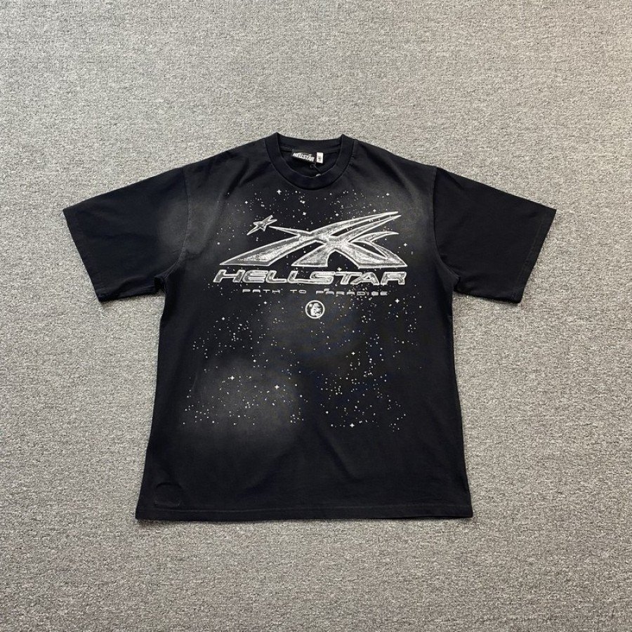 HELLSTAR T-shirt Black and White High Quality Tees
