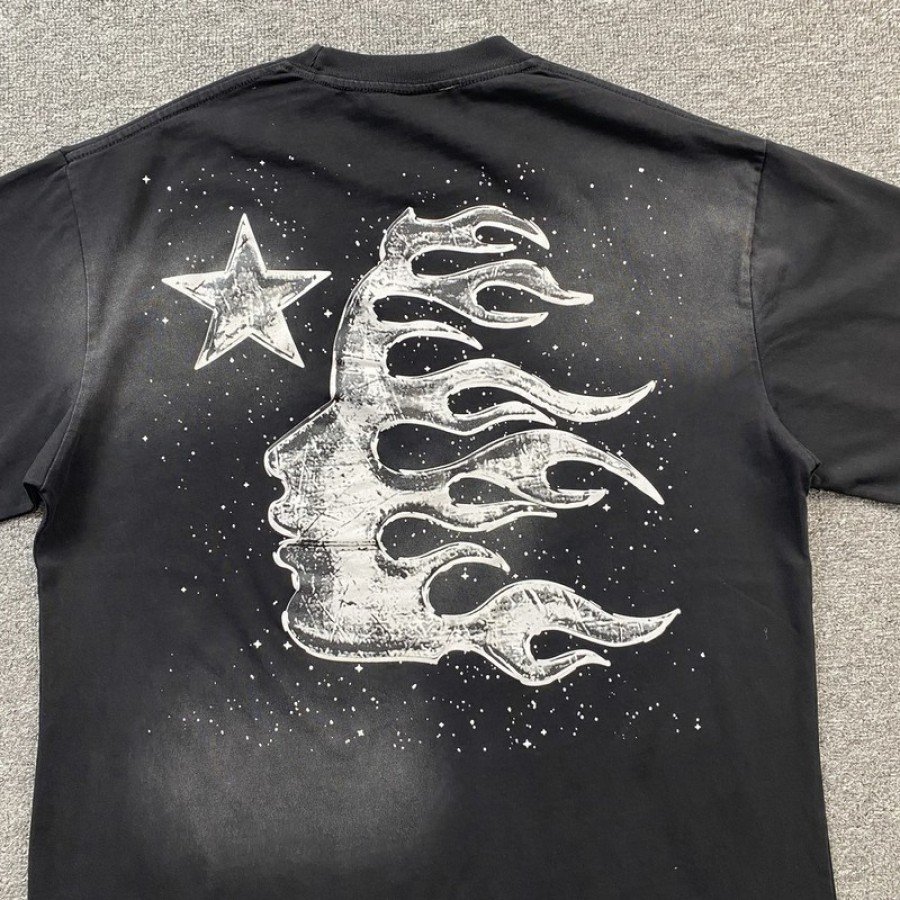 HELLSTAR T-shirt Black and White High Quality Tees
