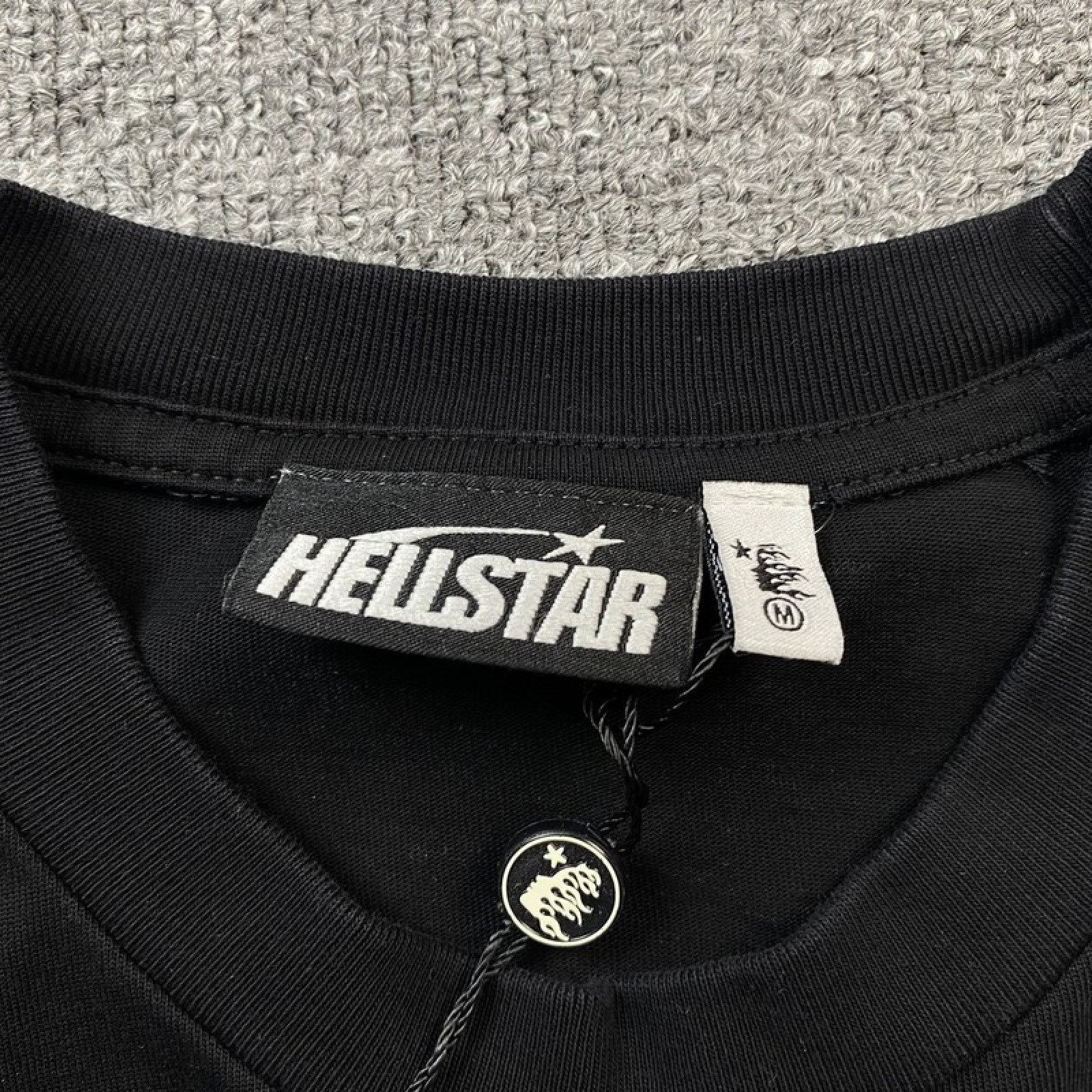 HELLSTAR T-shirt Black and White High Quality Tees