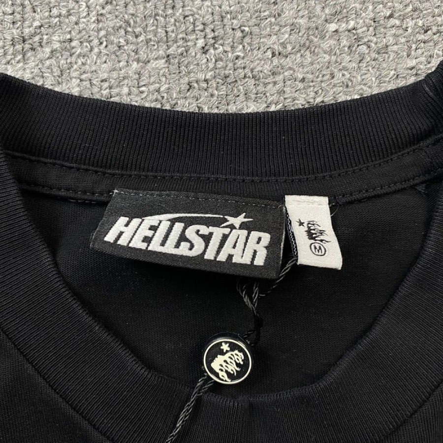HELLSTAR T-shirt Black and White High Quality Tees