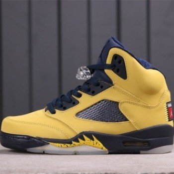 58USDAir Jordan 5 AJ5 Michigan CQ9541-704 Size 36-46 us5.5-us12