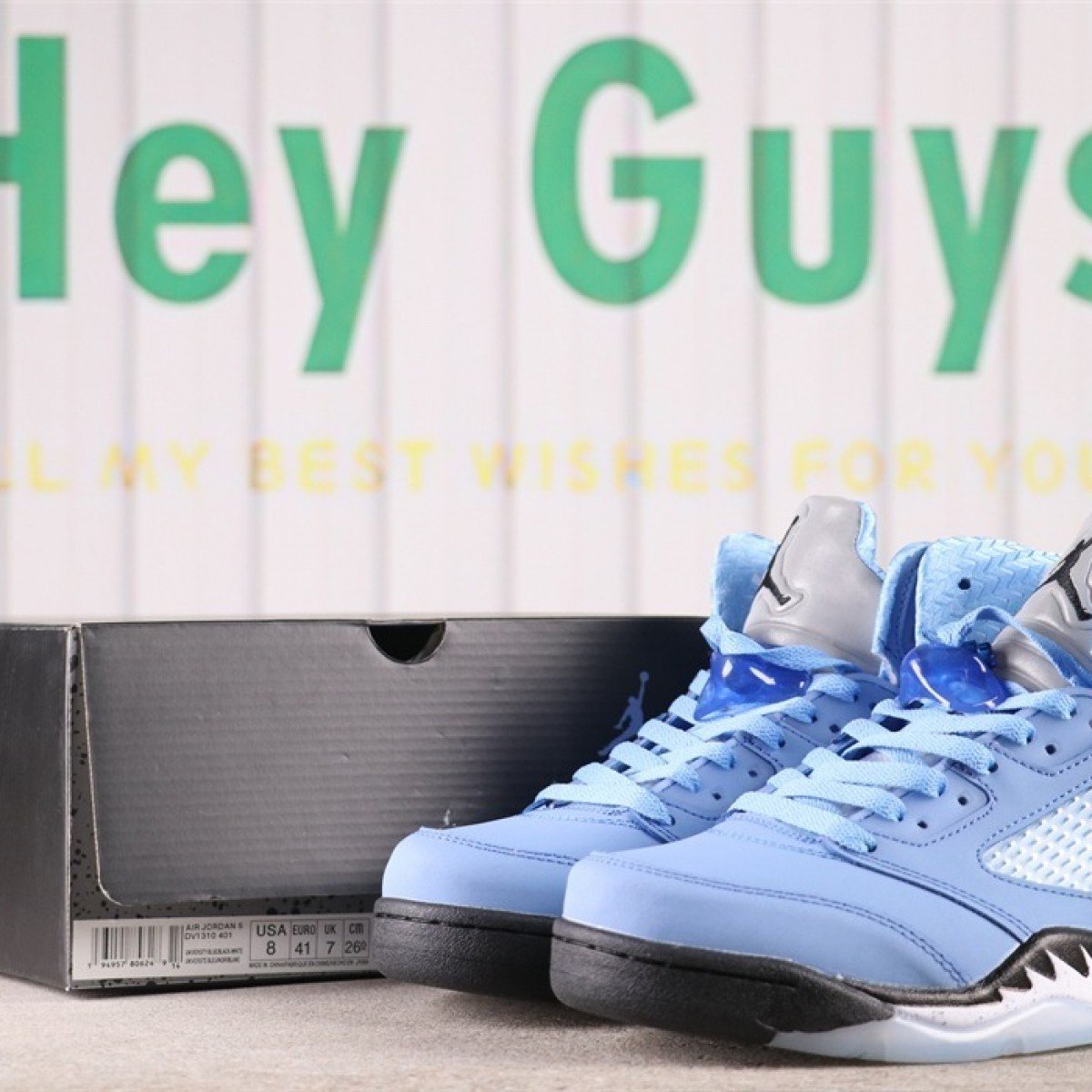 US$53 Air Jordan 5 UNC DV1310-401 Size 40-45