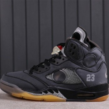 US$84 OFF-WHITE x Air Jordan 5 CT8480-001 Size 40-47.5