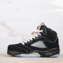  USD$48 Air Jordan 5 “Black Metallic Reimagined”  Style：HF3975-001