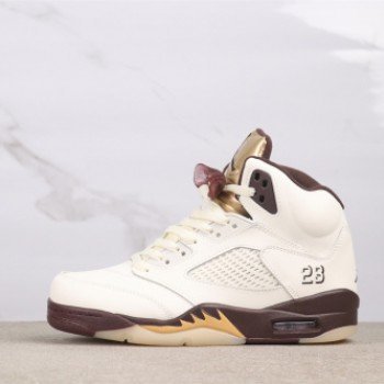  USD$48 Air Jordan 5 “EarthMetallic Gold” Style：DD9336-200