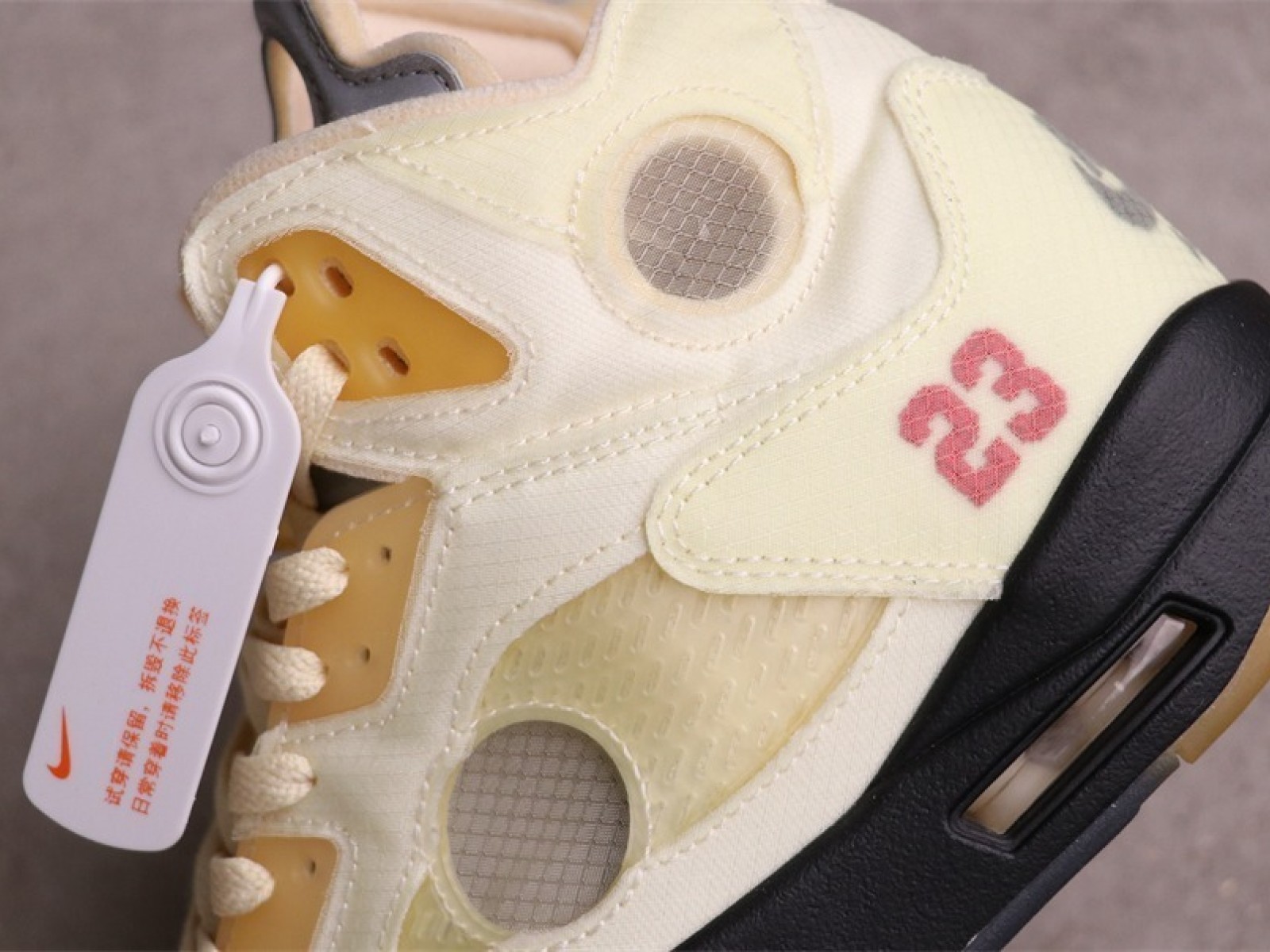 OFF-WHITE x Air Jordan 4 SP Sail DH8565-100