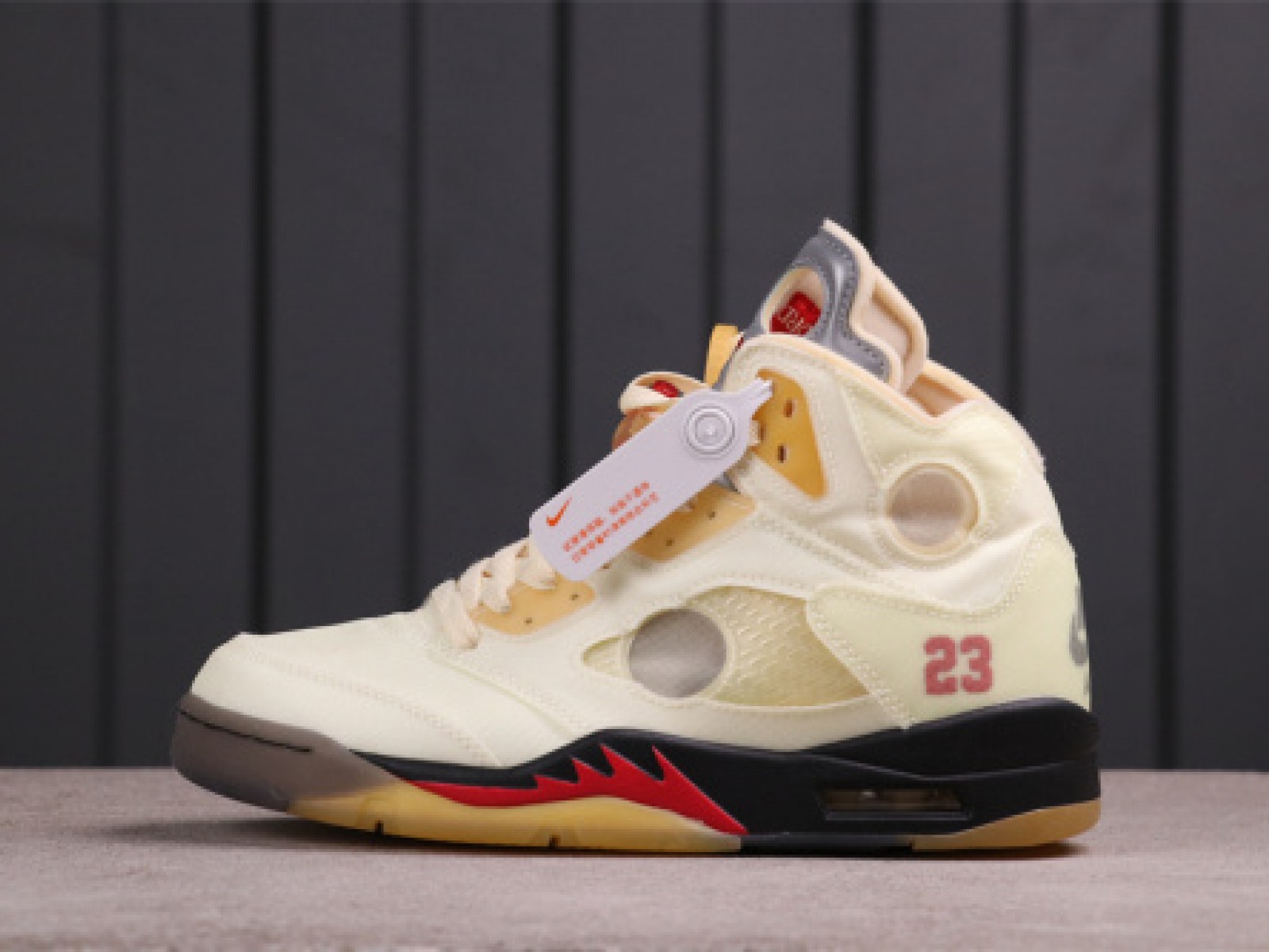 OFF-WHITE x Air Jordan 4 SP Sail DH8565-100