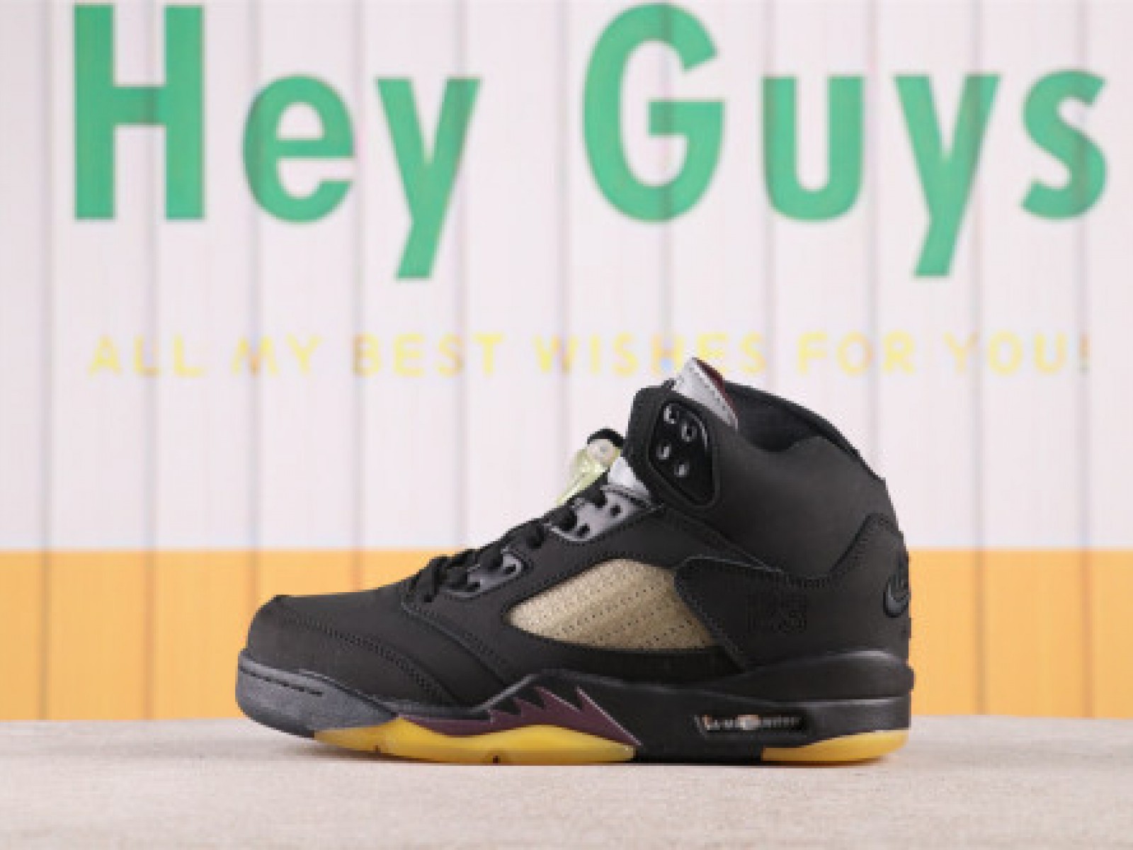 A Ma Maniere x Air Jordan 5 Black FD1330-001