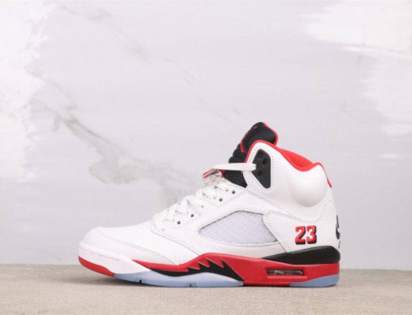Air Jordan 5 "Fire Red Black Tongue" HQ7978-101