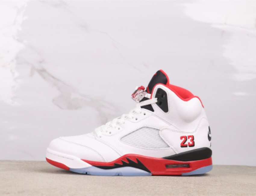 Air Jordan 5 "Fire Red Black Tongue" HQ7978-101
