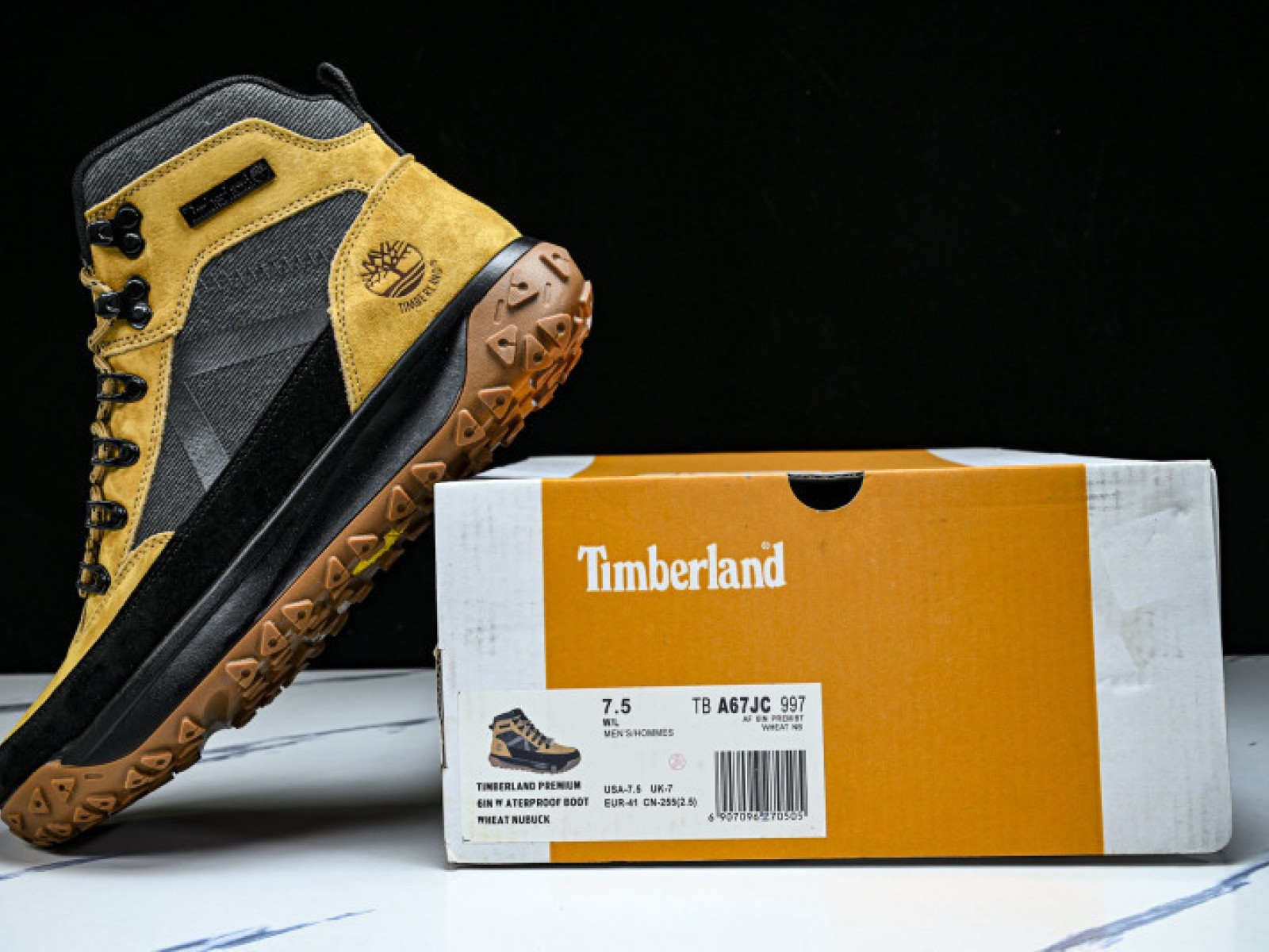 Outdoor High Top Dr. Martens Boots - Khaki/Black/Brown | TBA67JC-997