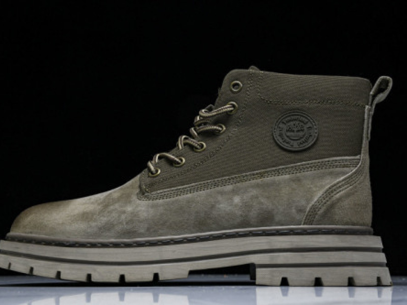 Outdoor High Top Casual Boots - Concrete Grey/Coffee | TB23066
