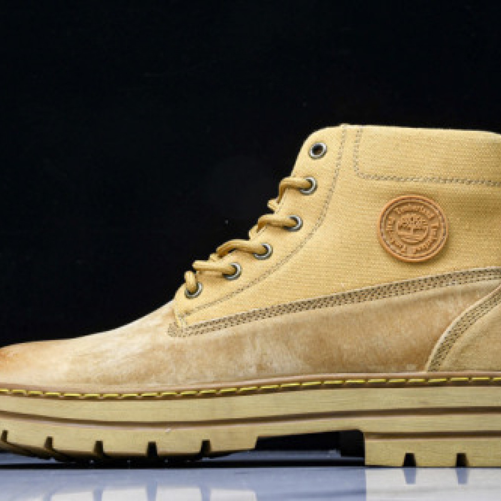 Timberland Outdoor High Top Casual Boots - Khaki/Earthy Yellow | TB23066