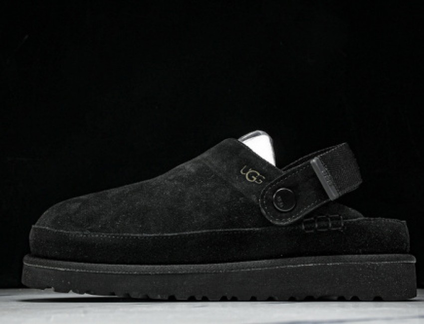 Men's Spring Casual Flat Bottom Flip Flops - Black Sandal